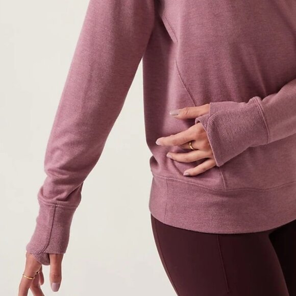 NWT Athleta Studio Barre Sweatshirt - Picture 2 of 3